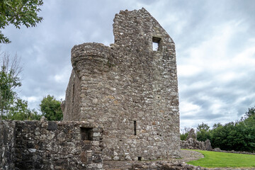 The beautiful Tully Castle by Enniskillen, County Fermanagh in Northern Ireland