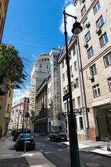 ERMOLAEVSKY LANE IN MOSCOW IN SUMMER