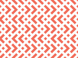 Abstract geometric pattern. A seamless vector background. White and pink ornament. Graphic modern pattern. Simple lattice graphic design