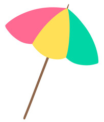 Colorful Beach Umbrella