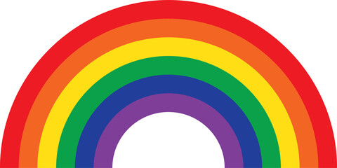 Rainbow colored icon. LGBTQI concept.	