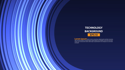 Technology Lines Modern Concept Vector