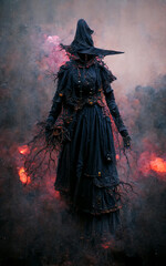 Witch of the dead in the mist