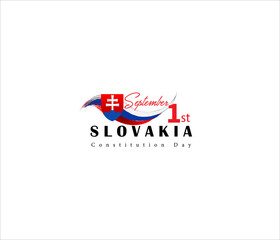 Fototapeta na wymiar Vector illustration for Slovakia Constitution Day