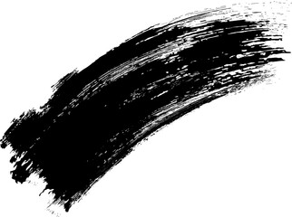 curved brush stroke vector illustration. Grunge Paint stripe Vector brush Stroke, Hand Drawn Brush strokes