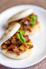 台湾式バーガーの刈包