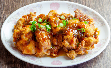 油淋鶏の椒麻鶏（ジャオ・マー・ジー）
