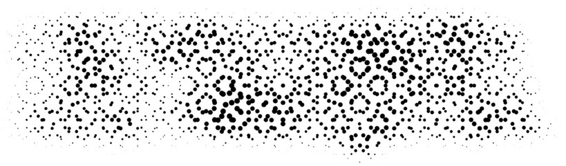 Halftone border. Dotted grunge vector border elements.