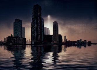 Fantastic views of the unique city of Rotterdam