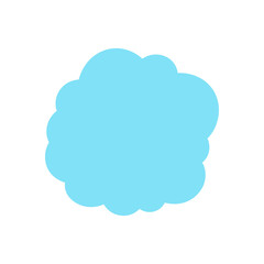 Set of speech bubble boxes vectors for dialogs. Cartoon dialogue Isolated on background