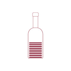 Wine symbol, logo. Winery, restaurant, drink concept