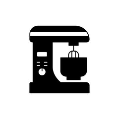 Mixer icon in color, isolated on white background 