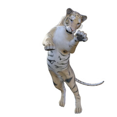 Tiger 3d model illustration