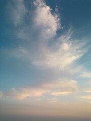 Fototapeta premium Beautiful clouds at sunset 