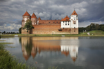 Naklejka na ściany i meble Castle in Mir. Belarus