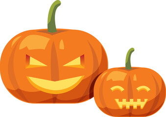 Happy Halloween Pumpkins smile
