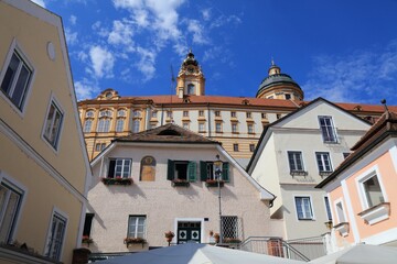 Obraz premium Melk Abbey, Austria. Landmarks of Austria.