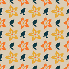 Modern desing seamless pattern. Vector illustration. Seamless patterns. Fun shapes.