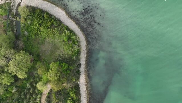 Green Fields in the Spring Season  Drone Photo, Gerze Sinop, Turkey