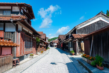重伝建地区に選定される美しい吹屋の街並み（岡山県高梁市）