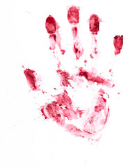 Blood Splatter Smear Stain Overlay Texture
