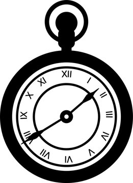 recommend clip art: retro pocket watch