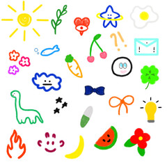 set of multicolored images, texture image