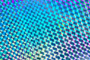 Holographic rainbow foil iridescent texture abstract hologram background