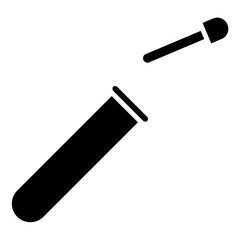 test tube and droper