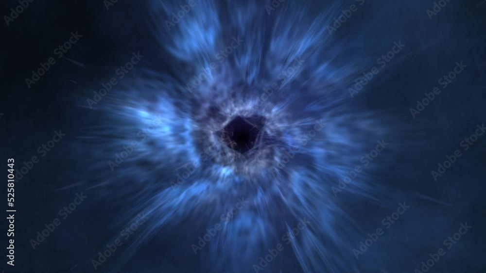 Poster 4k animated abstract background simulating a tunnel.
