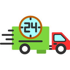 24 Hours Delivery Icon