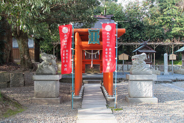 at a shinto shrine (motoise kono) in amanohashidate in japan 