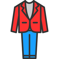 Wedding Men Suit Icon