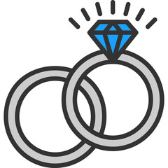 Wedding Rings Icon