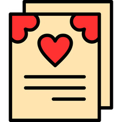 Wedding Certificate Icon