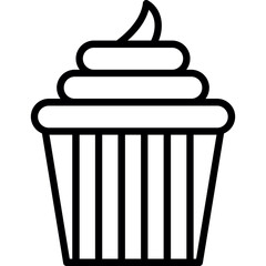 Wedding Cupcake Icon