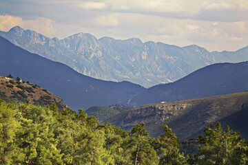 Mountains near Filiates. Greece