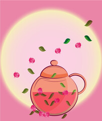 Tea, rose tea, romance, delicious, autumn, warm