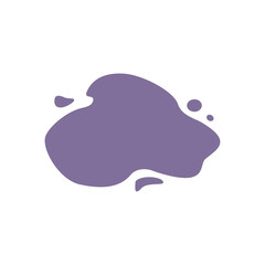 Bubble chat blobs icon design illustration