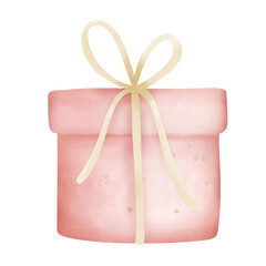 Gift box with ribbon