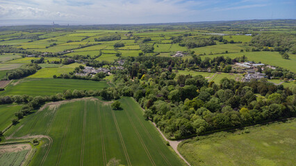 Aerial views over the Vale of glamorgan