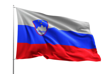 flag national transparent high quality flying realistic real original SLOVENIA