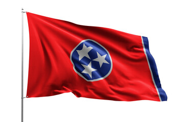flag national transparent high quality flying realistic real original tennessee