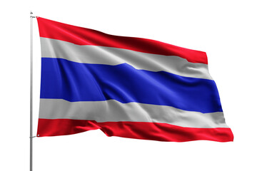 flag national transparent high quality flying realistic real original THAILAND