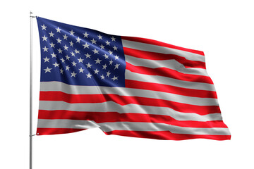 flag national transparent high quality flying realistic real original USA