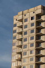 fragment of the building without decoration