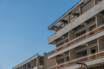 The abandoned city Varosha in Famagusta, North Cyprus. The local name is "Kapali Maras" in Cyprus.