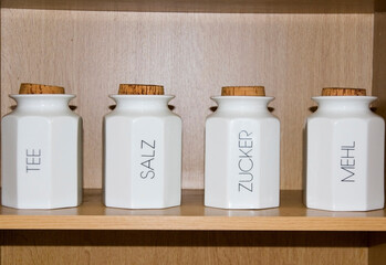 Vorratsbehälter Porzelan