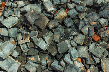 Sea stones background. Texture stones