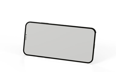 Smartphone. Mobile phone Template. Telephone 3d